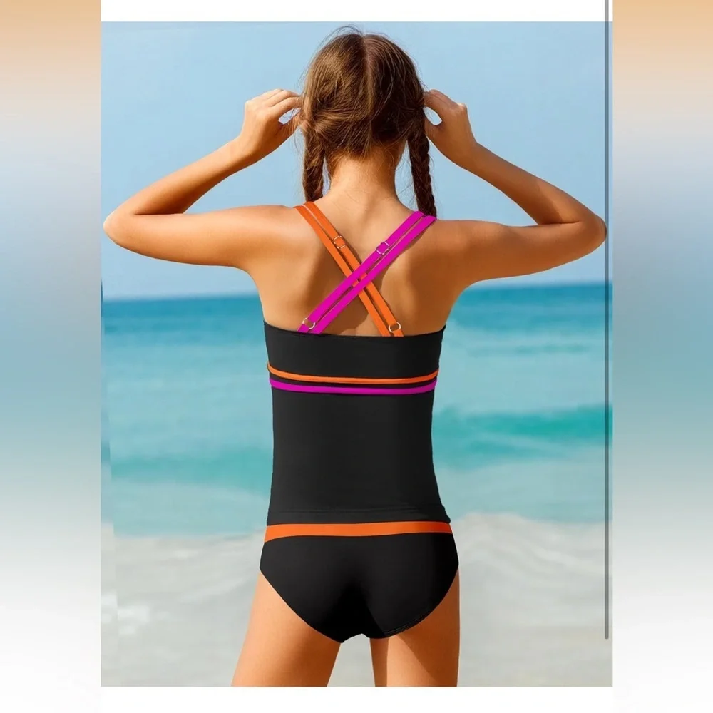 CRISONE Girl Swimsuit Size 13-14 For Girls 768-5
